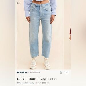 DAHLIA BARREL LEG JEANS
